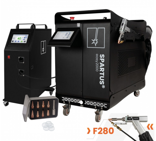 SPAWARKA LASEROWA SPARTUS EASY 2000 Z PODWÓJNYM PODAJNIKIEM