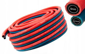 5M WĄŻ SPAWALNICZY PODWÓJNY DUET TLEN 6,3mm ACETYLEN 9mm