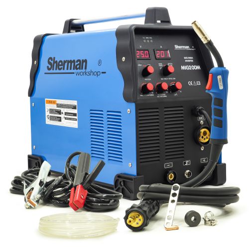 SPAWARKA Sherman MIG 200M 4R MMA ALU TIG 200A 230V