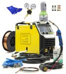 Zestaw spawarka MAGNUM MIG 221 DUAL PULS SYNERGIA 4x4 MMA 200A 230V PÓŁAUTOMAT 