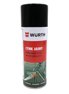 WURTH CYNK JASNY SPRAY CYNKOWY PODKŁAD 400ml 0893114112