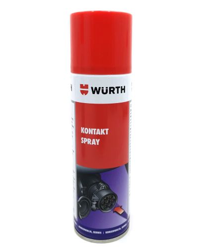 WURTH KONTAKT SPRAY DO CZYSZCZENIA STYKÓW INSTALACJI 300ML