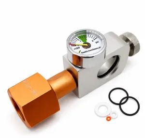 PRZETOCZKA DO NAPEŁNIANIA NABOJÓW SODASTREAM PINK RÓŻOWA Z MANOMETREM