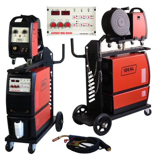 IDEAL Spawarka EXPERT MIG 500W SYNERGIC + PODAJNIK MIGOMAT 2T 4T 400V