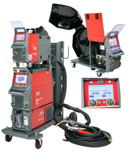IDEAL Spawarka EXPERT MIG 550W PULSE Pro7 LCD SYNERGIA MMA TIG 400V 500A