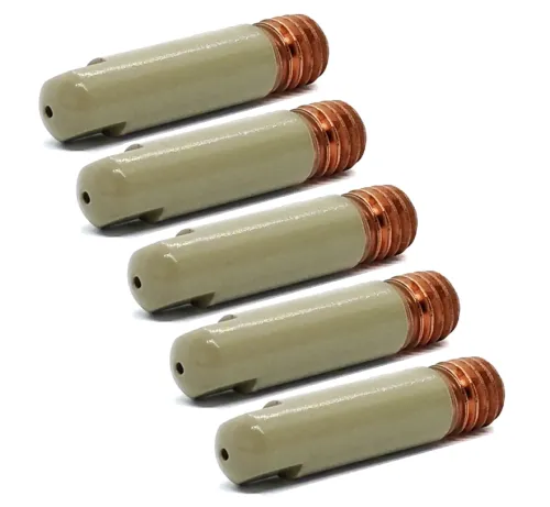 5szt Końcówka prądowa ceramiczna MB-15 0,6/0,8/1,0/1,2 mm powłoka ochronna