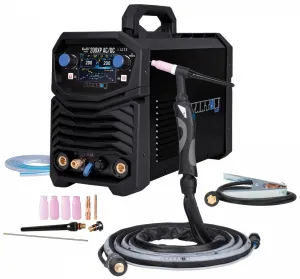 Spawarka SPARTUS EasyTIG 200XP AC/DC ALUMINIUM uchwyt SPE 17 8m TIG MMA 