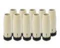 10szt Dysza gazowa spawalnicza MB-24 TW-24 ceramiczna powłoka ochronna