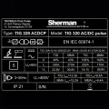 Spawarka TIG SHERMAN 320 AC/DC PULSE Z CHŁODNICĄ WS-7,5LT WÓZEK PLATFORMOWY