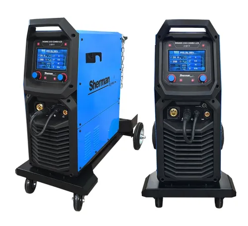 SHERMAN SPAWARKA DIGIMIG 350 COMBO LCD MIG MAG TIG 400V 350A SYNERGIA