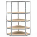 REGAŁ MAGAZYNOWY NAROŻNY METALOWY 180x90x40 5 półek