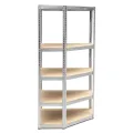 REGAŁ MAGAZYNOWY NAROŻNY METALOWY 180x90x40 5 półek