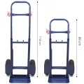 WÓZEK TRANSPORTOWY MŁYNARKA SKŁADANY 100KG RĘCZNY MAGAZYNOWY POMPOWANE KOŁA